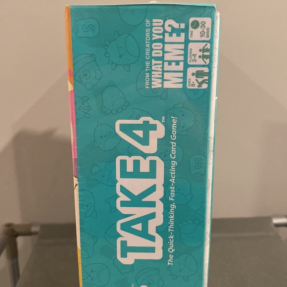 Squishmallow Take 4 card game exclusive Benny the Bigfoot clip NIB NWT - Picture 3 of 4